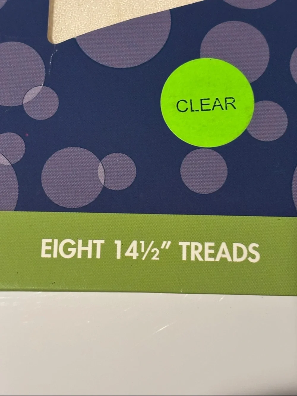 4 Packs of SlipX White Clear Non-Slip Safety Treads - Pack of 8 each